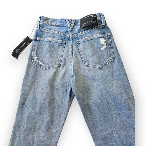 NWT Veronica‎ Beard Blake  Straight jeans with Destory, size 25 - Picture 8 of 15